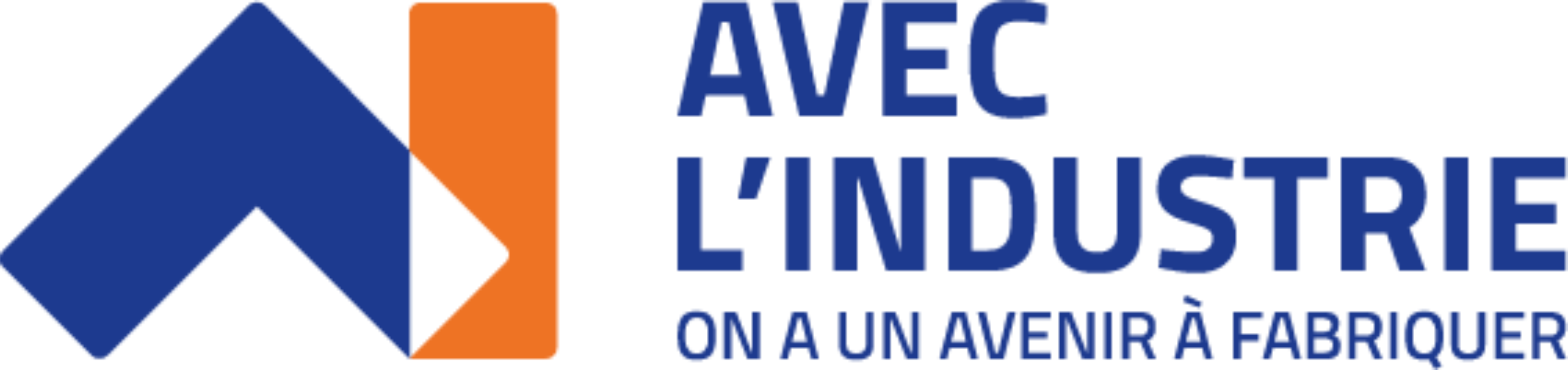 Logo Avec l’Industrie®, on a un avenir à fabriquer